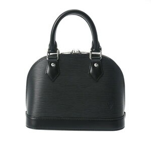 Louis Vuitton Epi Alma Bag Noir Black Leather Handbag